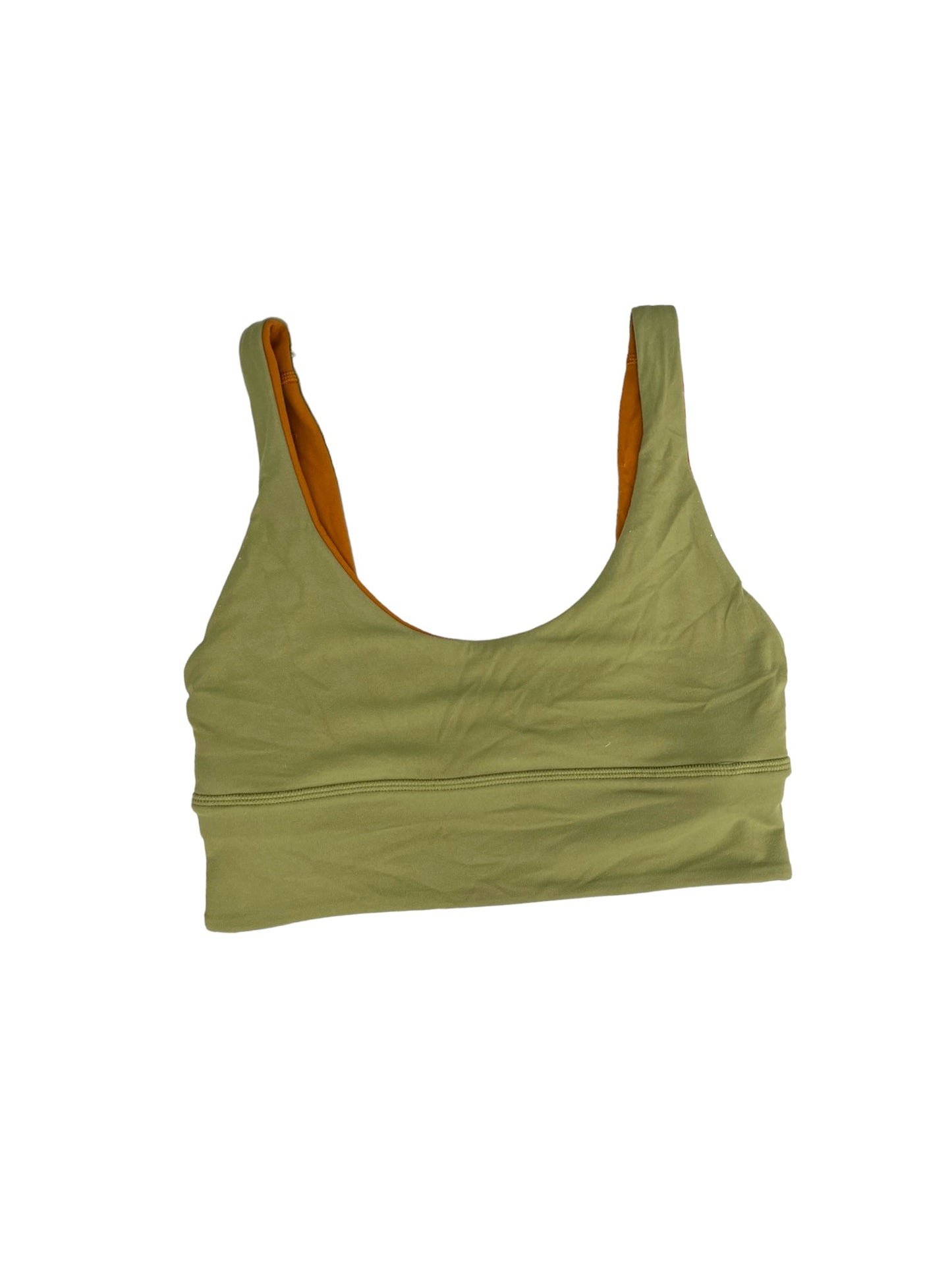 Green & Orange Athletic Bra Lululemon, Size 4