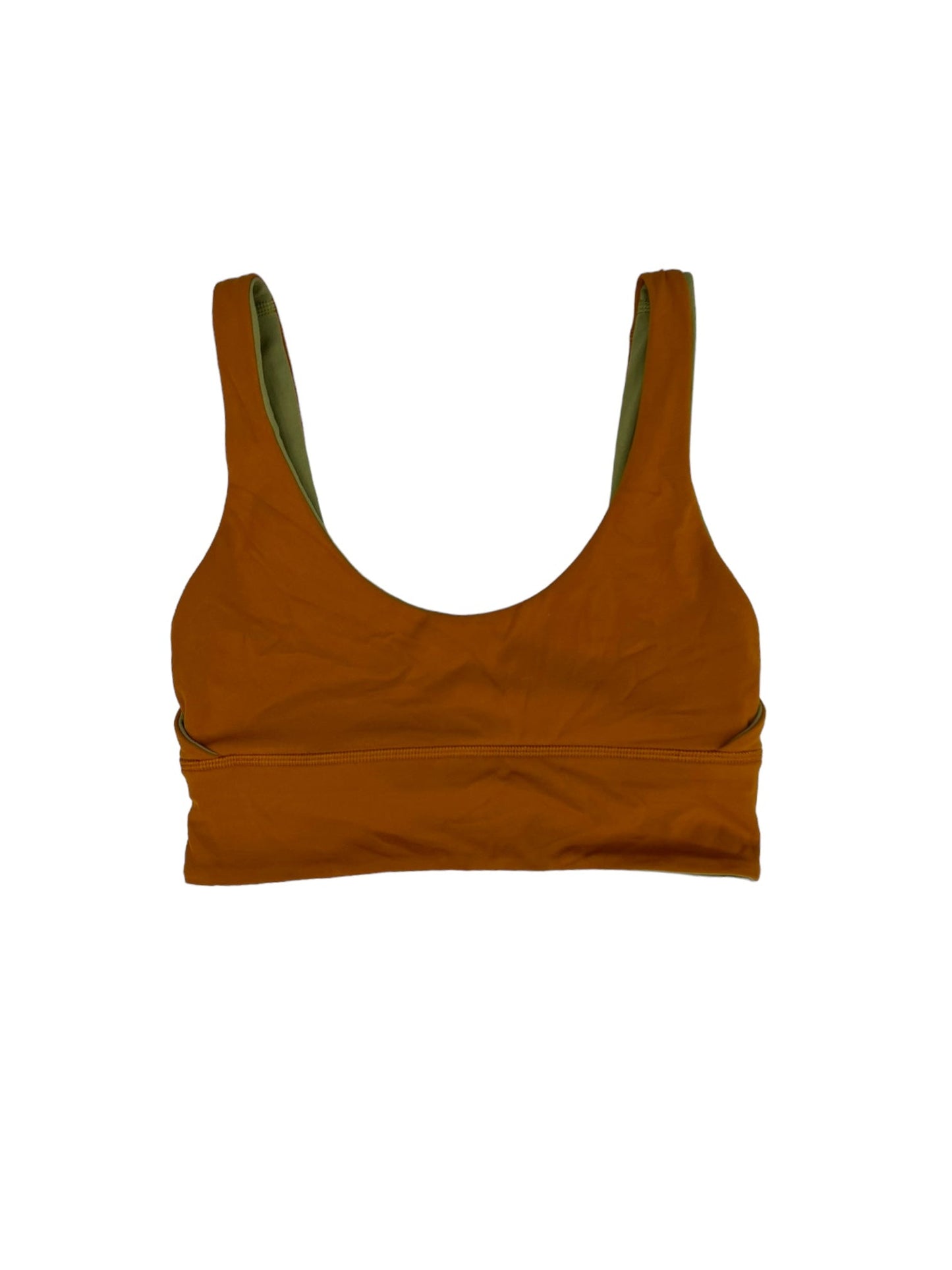 Green & Orange Athletic Bra Lululemon, Size 4