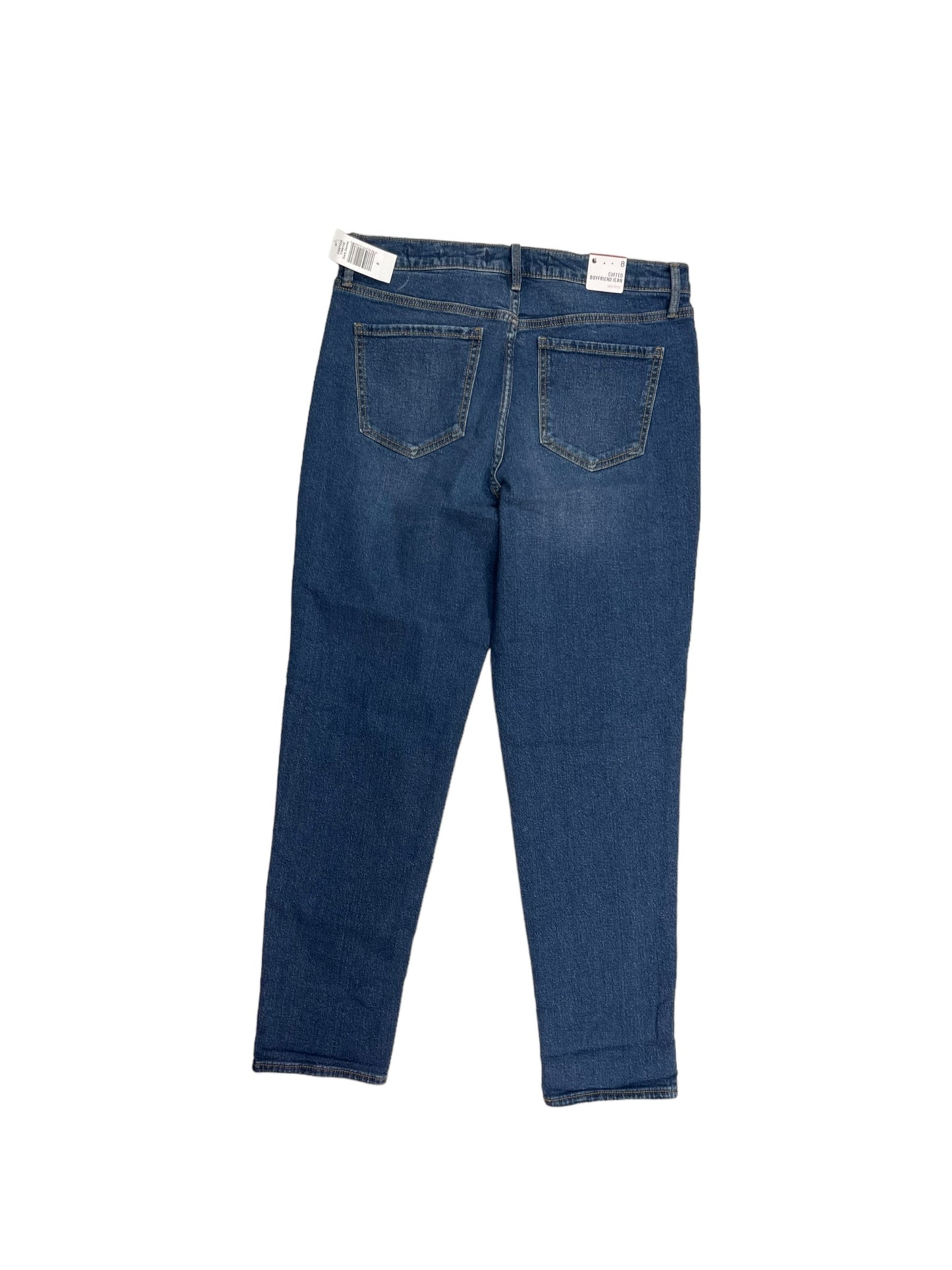 Blue Denim Jeans Boyfriend Gloria Vanderbilt, Size 8