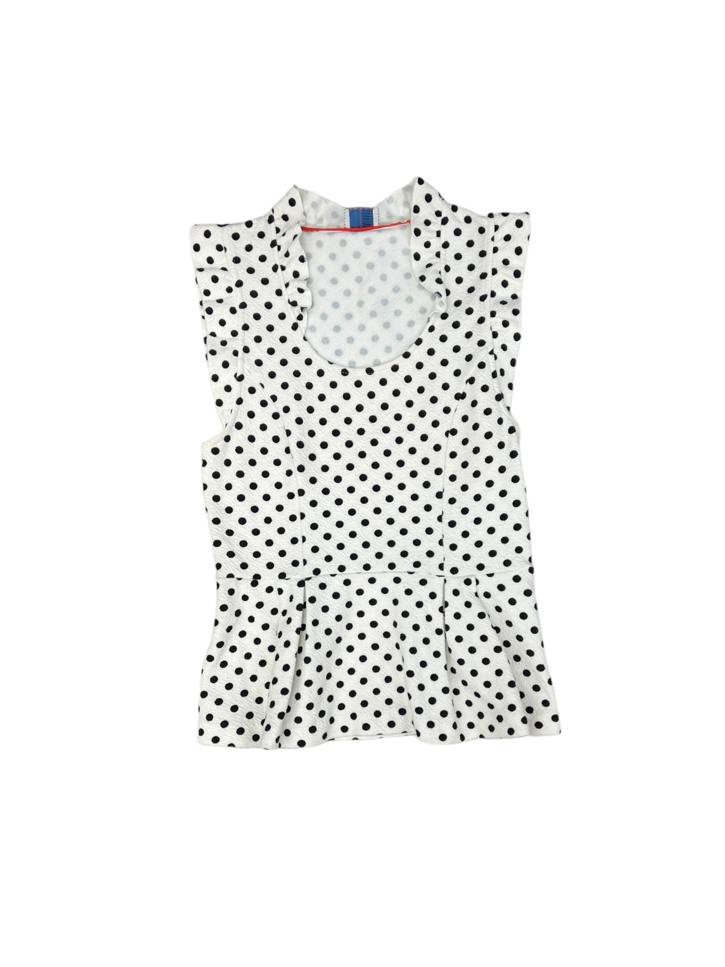 Polkadot Pattern Top Sleeveless Anthropologie, Size S