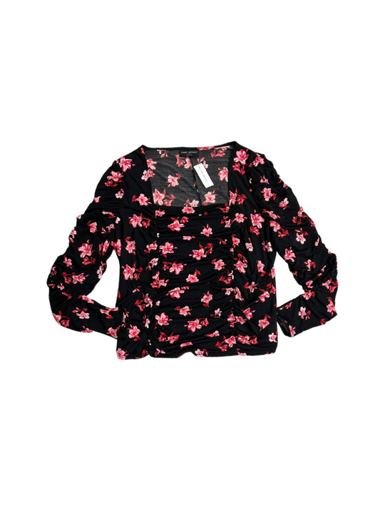 Floral Print Top Long Sleeve Lane Bryant, Size 22