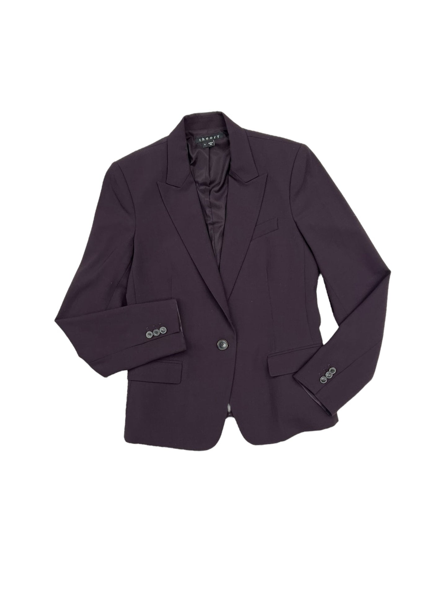 Blazer By Theory In Purple, Size: 8