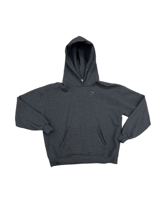 Athletic Sweatshirt Hoodie By Gym Shark In Grey, Size: Xs