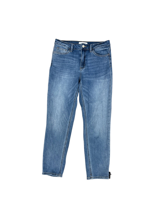 Jeans Straight By Vervet In Blue Denim, Size: 27