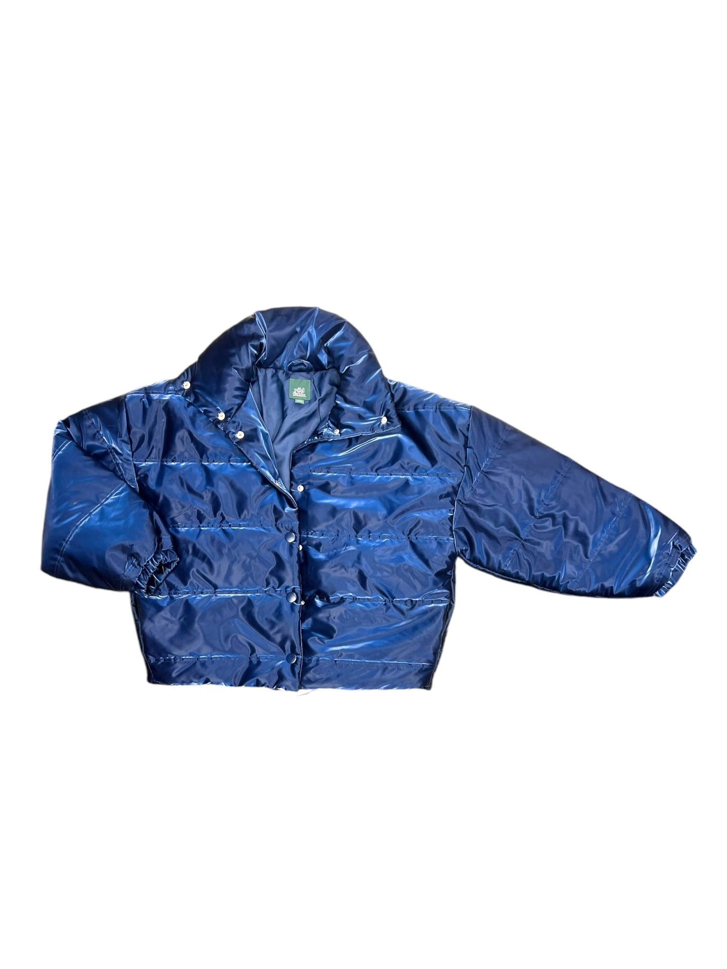 Coat Puffer & Quilted By Wild Fable In Navy, Size: S