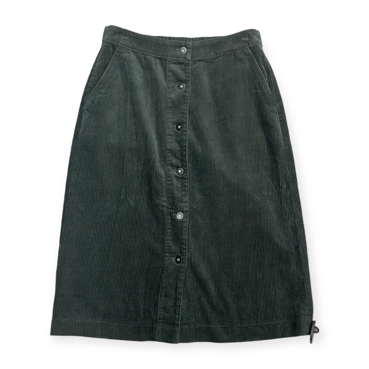 Skirt Midi By Uniqlo In Green, Size: M