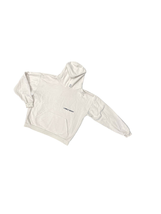 Sweatshirt Hoodie By Lonely Ghost In Beige, Size: M