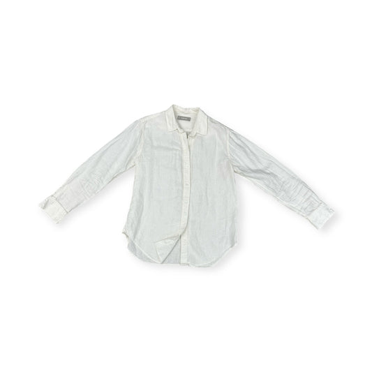 Top Long Sleeve By Everlane In White, Size: 2