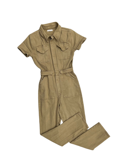 Jumpsuit By Good American In Tan Denim, Size: 2