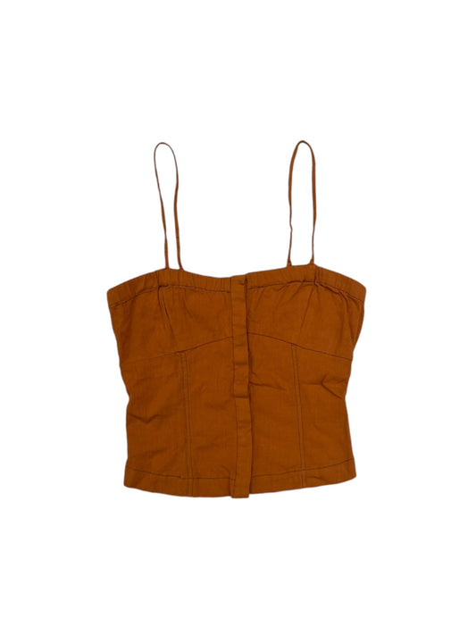 Top Sleeveless By Free People In Orange, Size: Xs