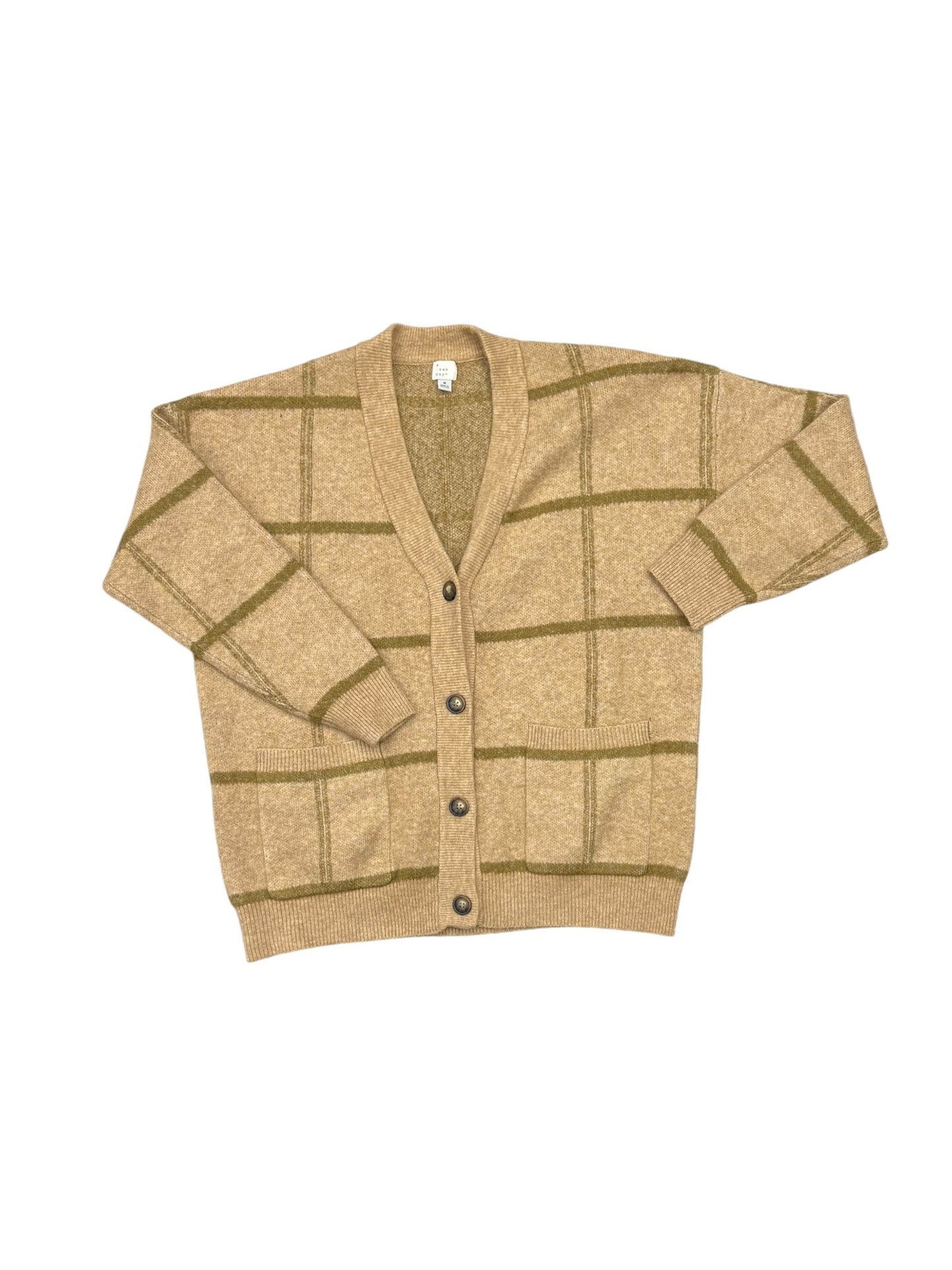 Cardigan By A New Day In Tan, Size: M