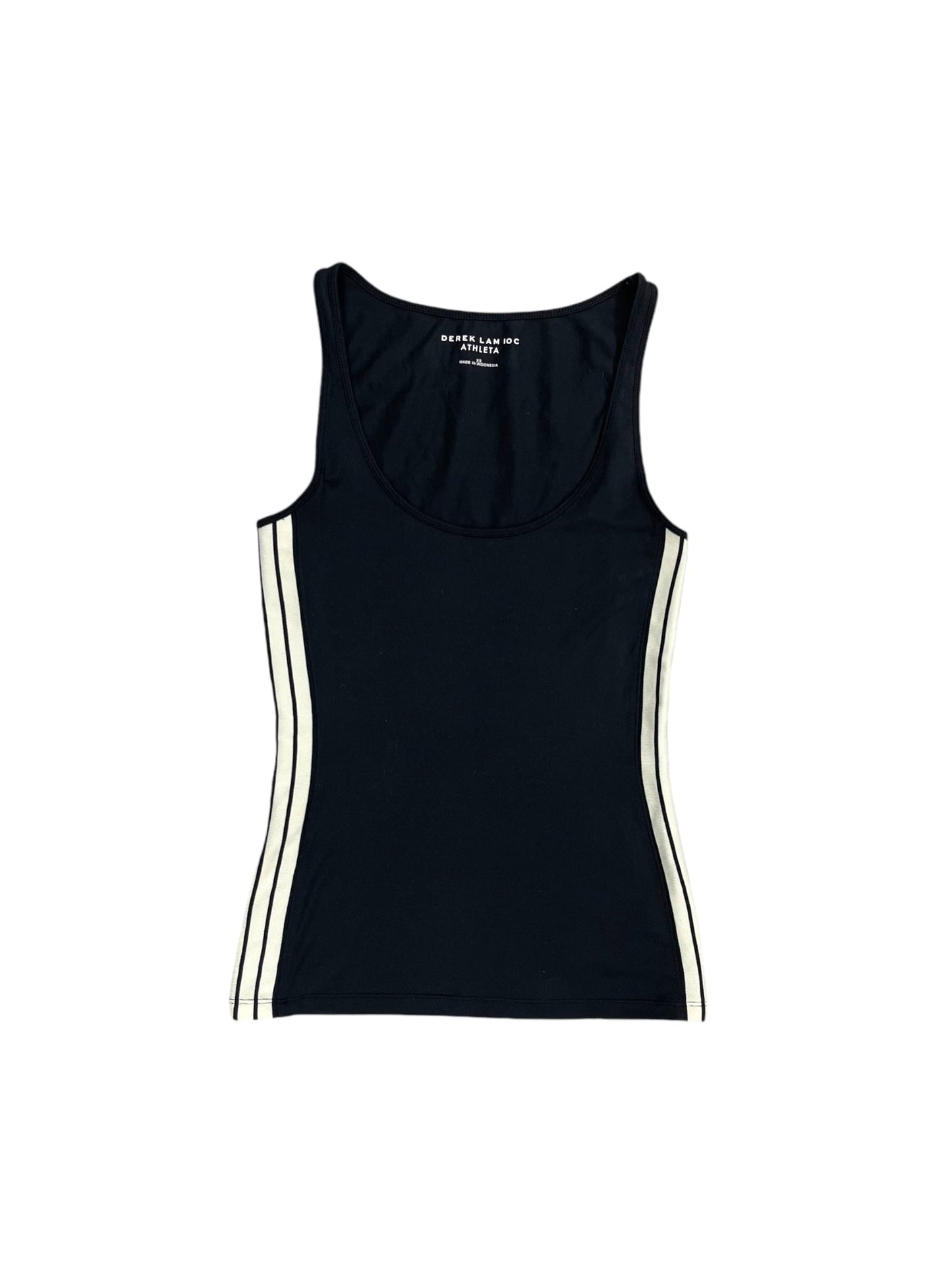 Athletic Tank Top By Derek Lam In Black & Tan, Size: Xs