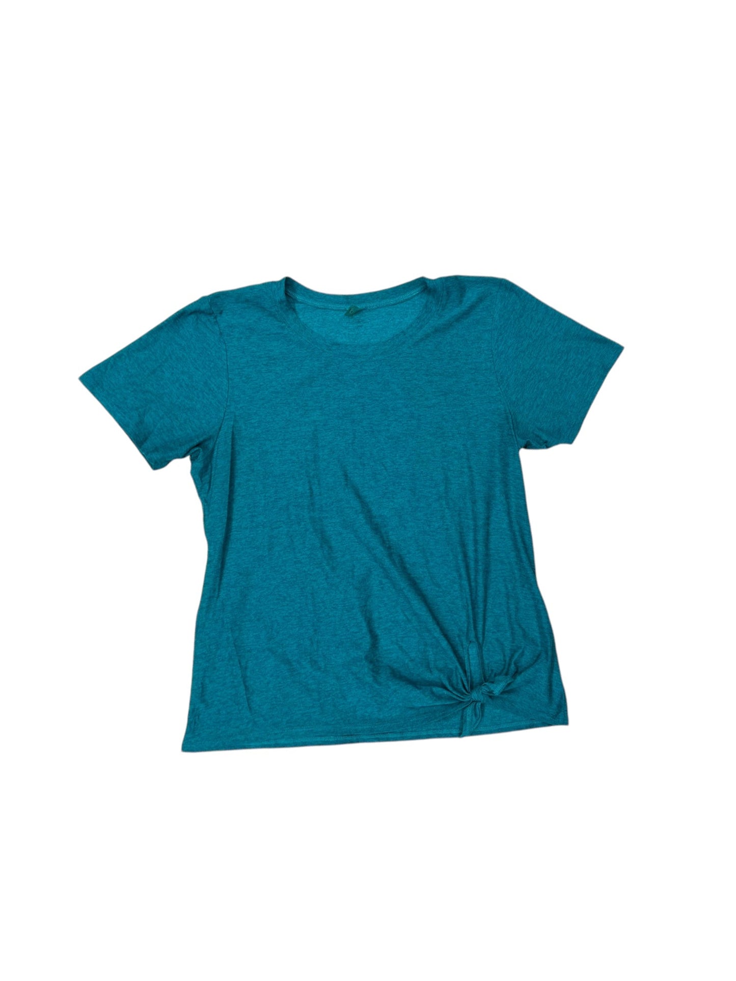 Athletic Top Short Sleeve By Beyond Yoga In Teal, Size: S