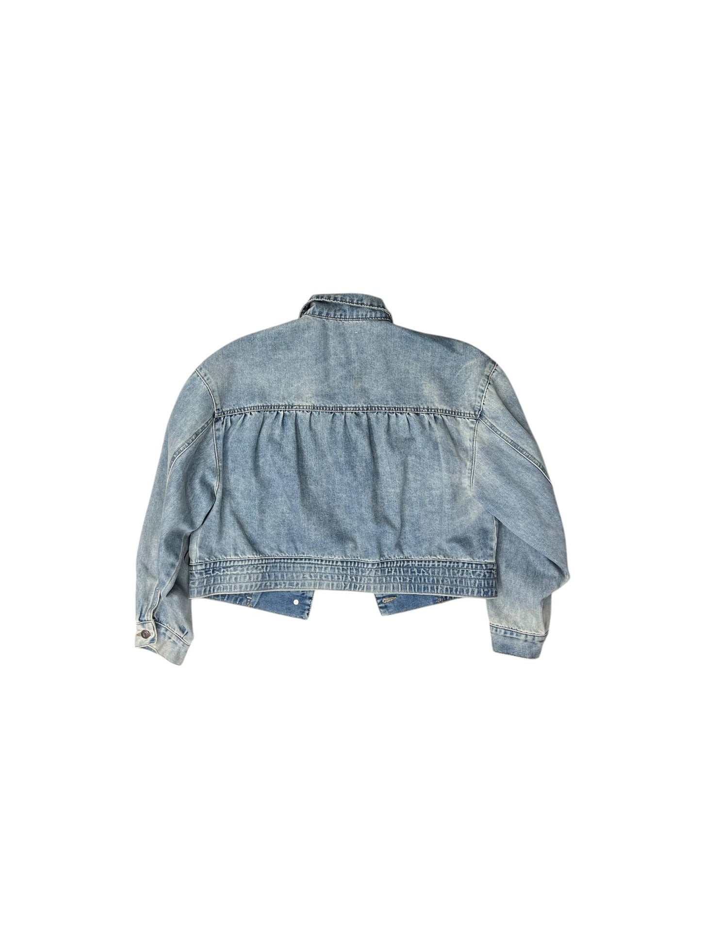 Jacket Denim By Kensie In Blue Denim, Size: L