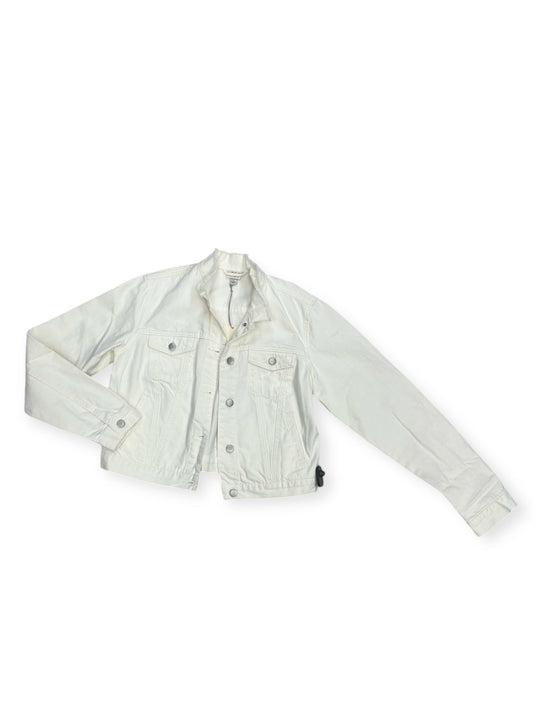 Jacket Denim By A New Day In White Denim, Size: M