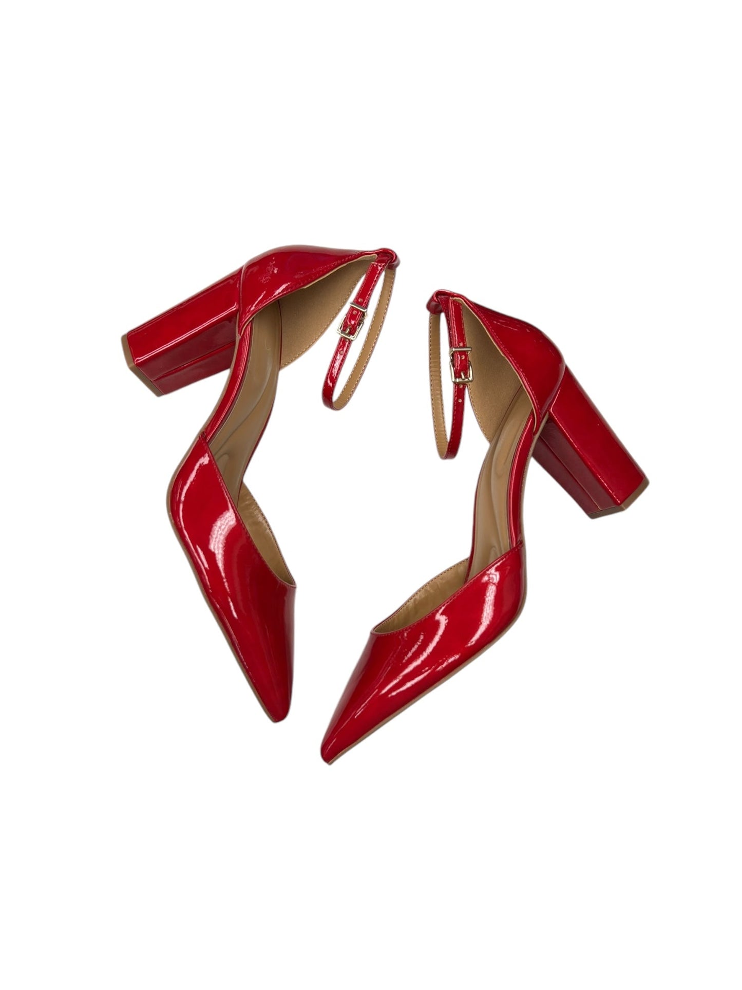 Shoes Heels Block By Jessica Simpson In Red, Size: 9.5