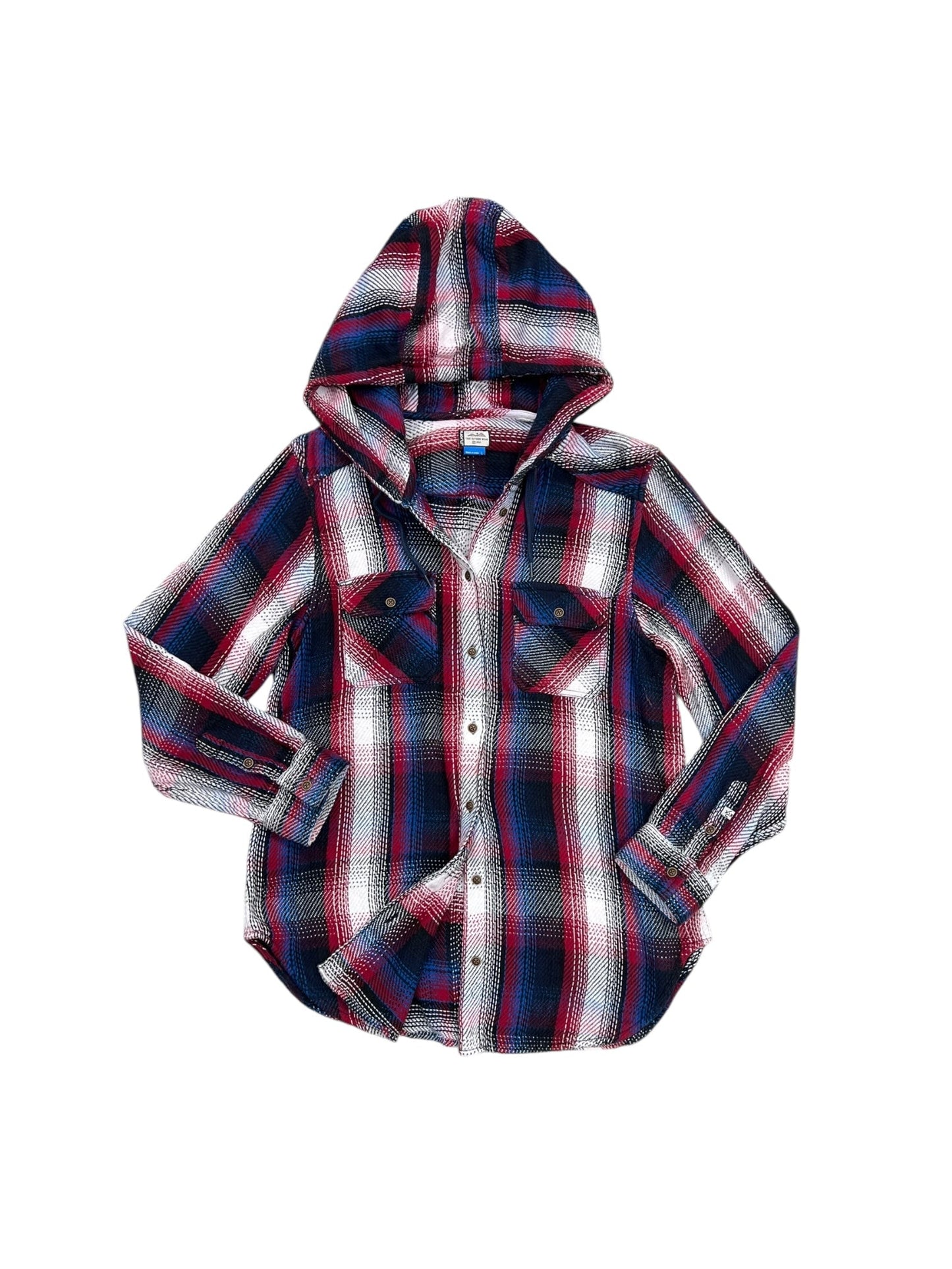 Jacket Shirt By Kavu In Plaid Pattern, Size: L