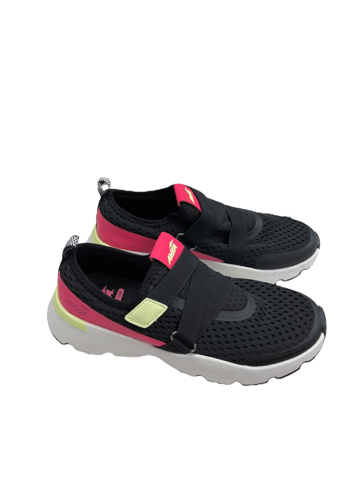 Shoes Sneakers By Avia In Black & Pink, Size: 8