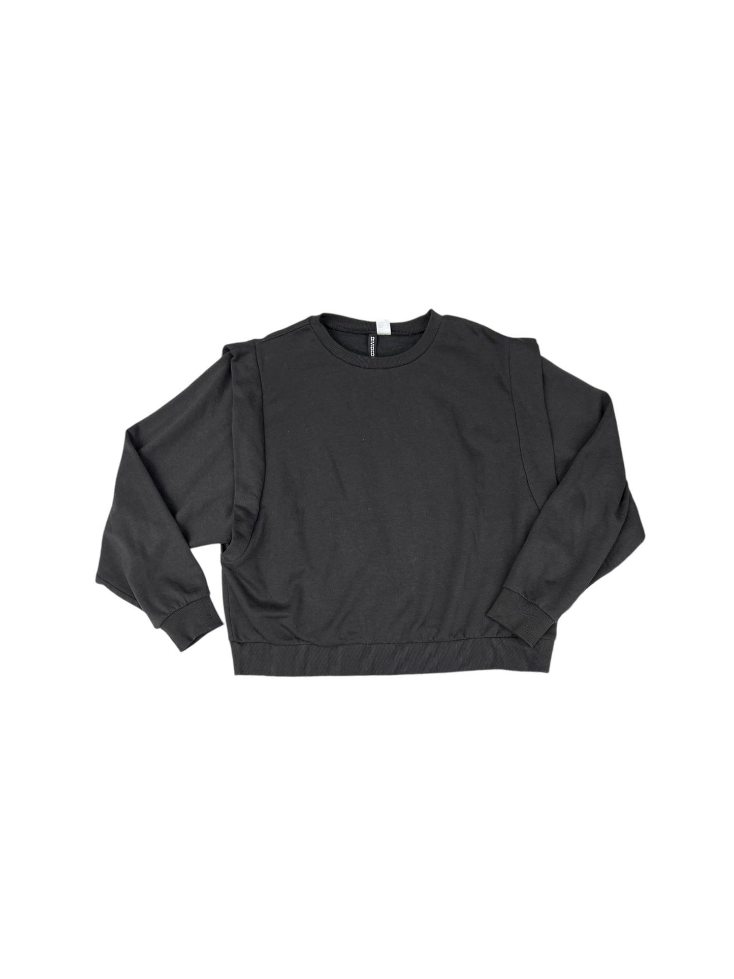 Sweatshirt Crewneck By Divided In Grey, Size: L