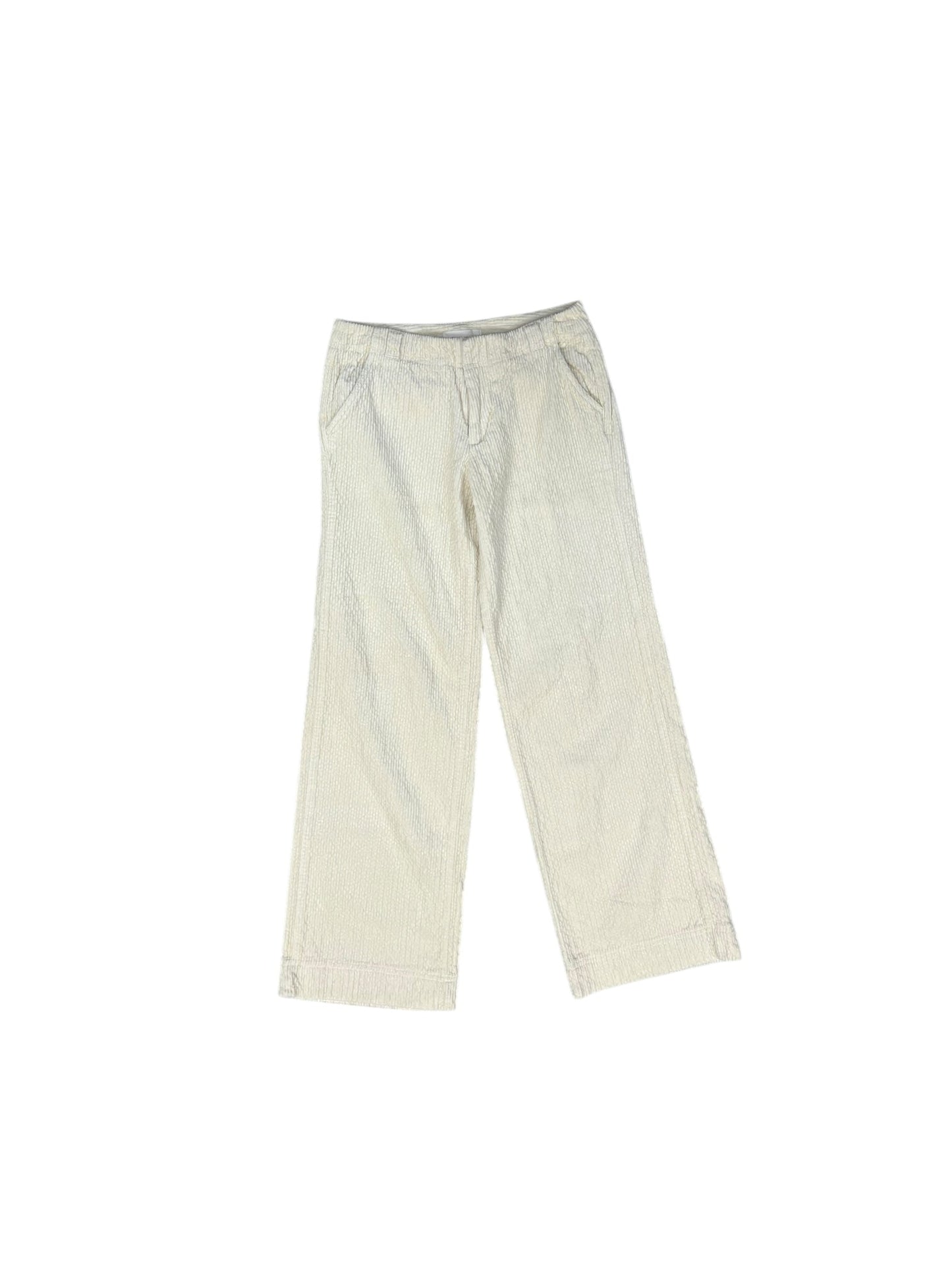 Pants Wide Leg By Anthropologie In Ivory, Size: Xs