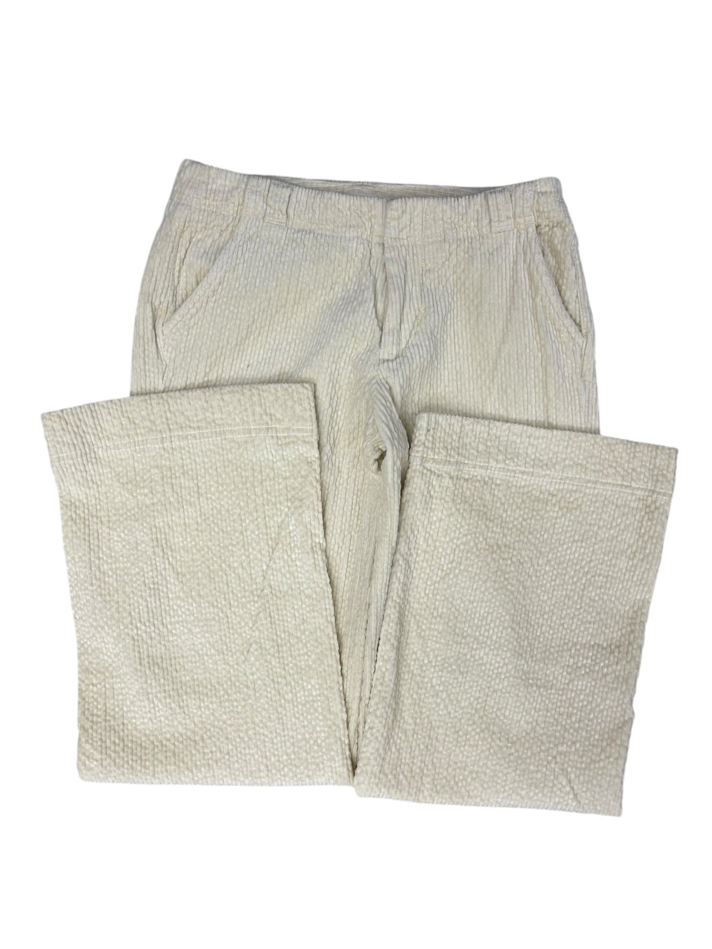 Pants Wide Leg By Anthropologie In Ivory, Size: Xs