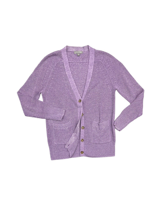 Cardigan By J. Crew In Purple, Size: Xs