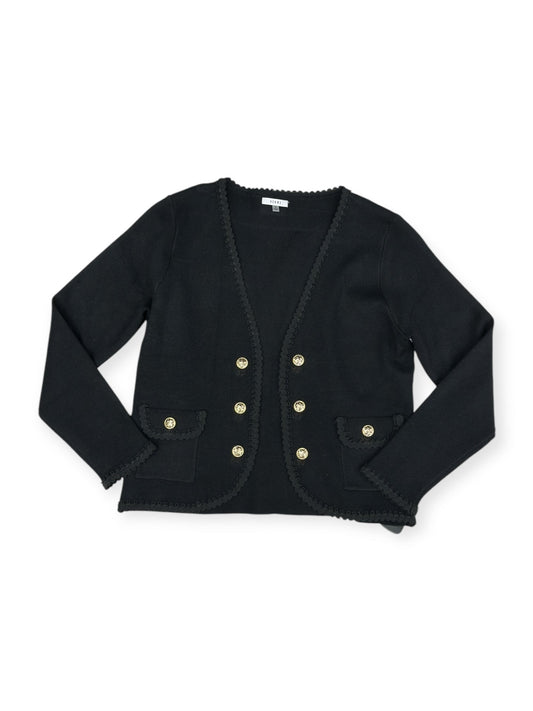 Cardigan By Sioni In Black & Gold, Size: S