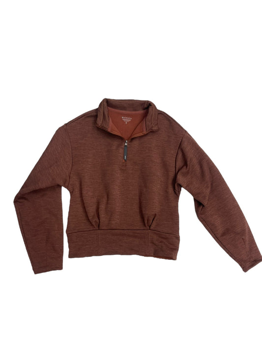 Athletic Sweatshirt Collar By Athleta In Brown, Size: Xs