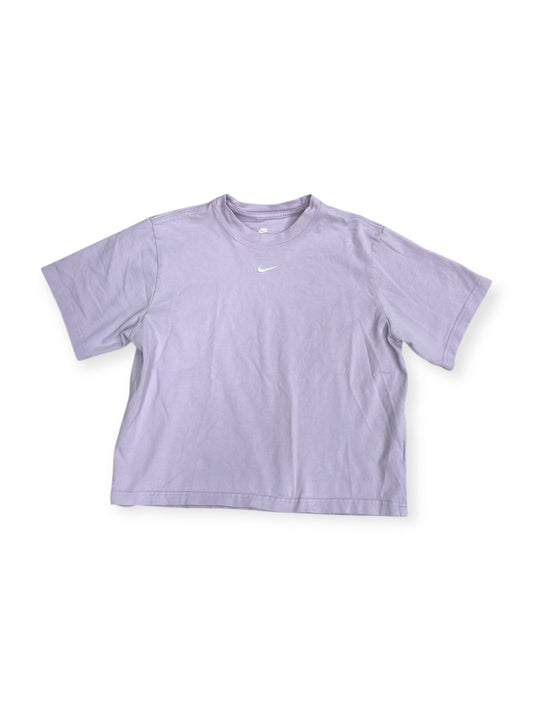 Athletic Top Short Sleeve By Nike Apparel In Purple, Size: S