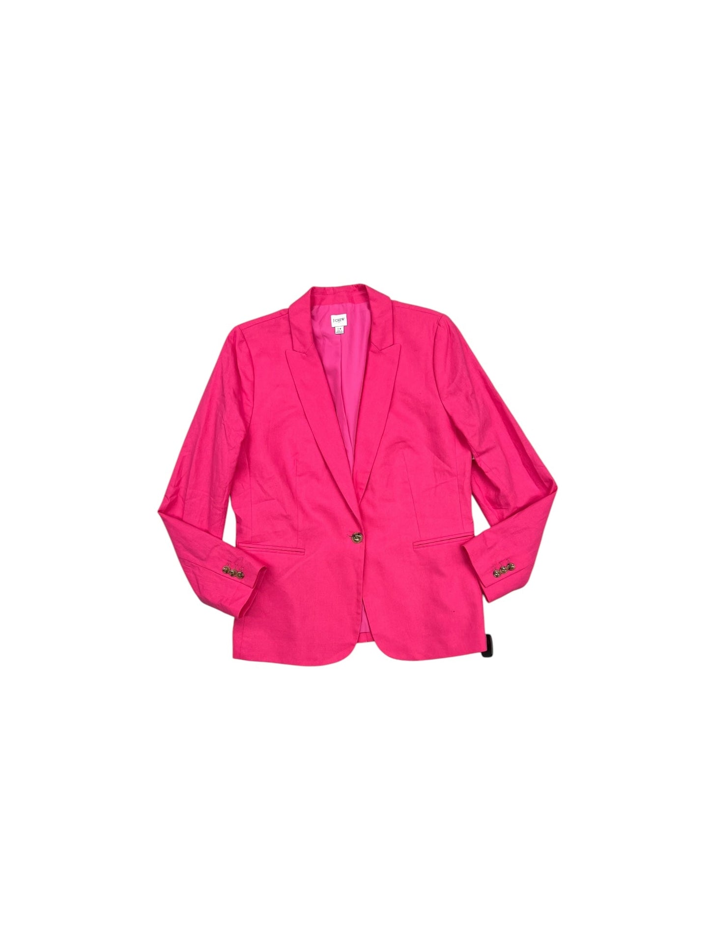 Blazer By J. Crew In Pink, Size: 14