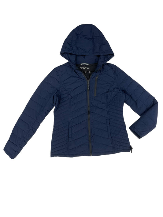 Coat Puffer & Quilted By Nautica In Navy, Size: L