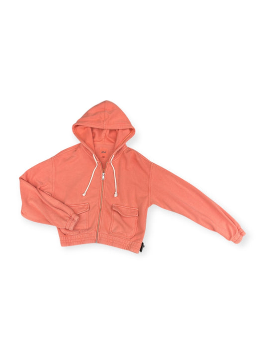 Sweatshirt Hoodie By Aerie In Orange, Size: S