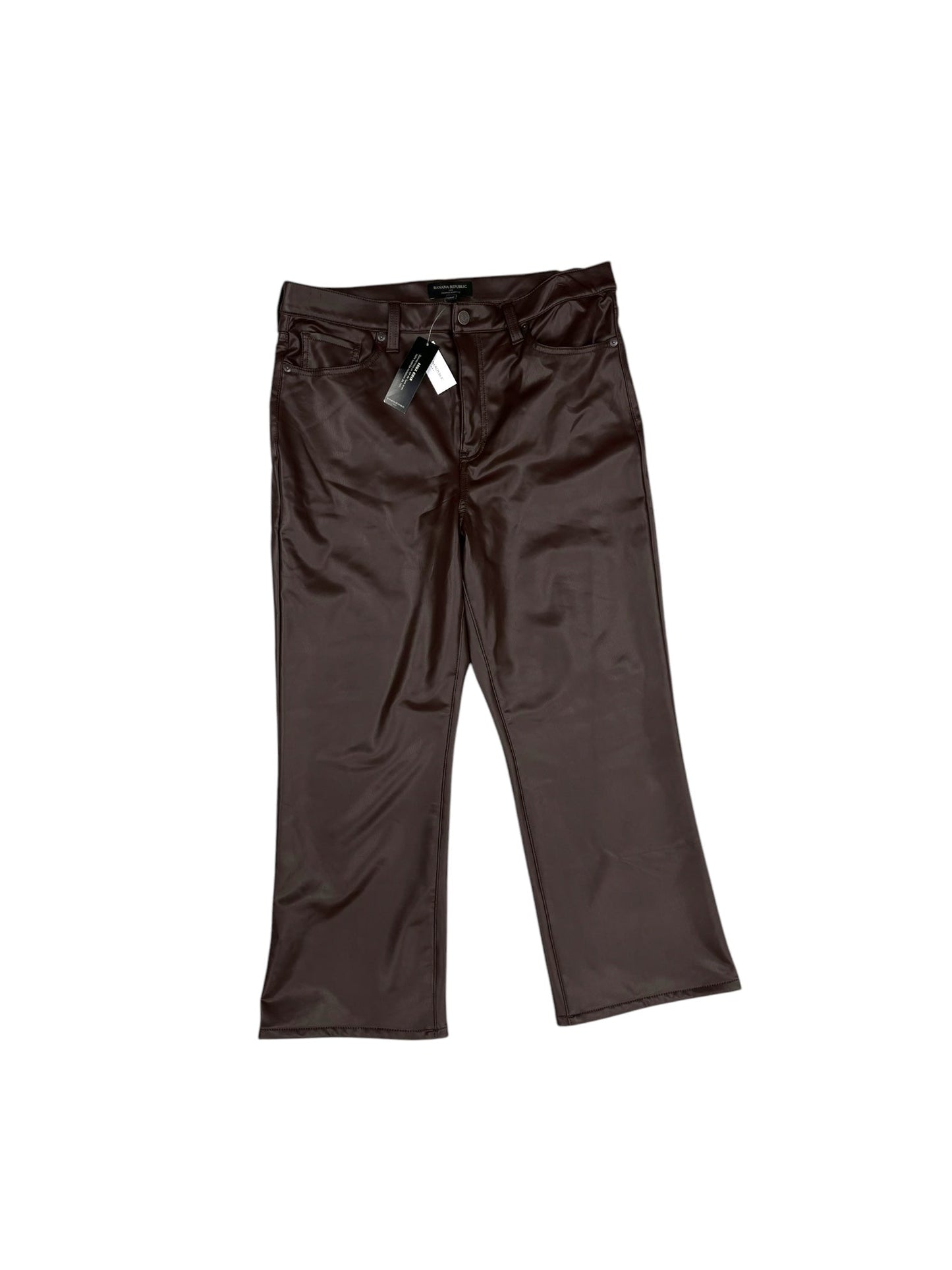 Pants Cropped By Banana Republic In Brown, Size: 14