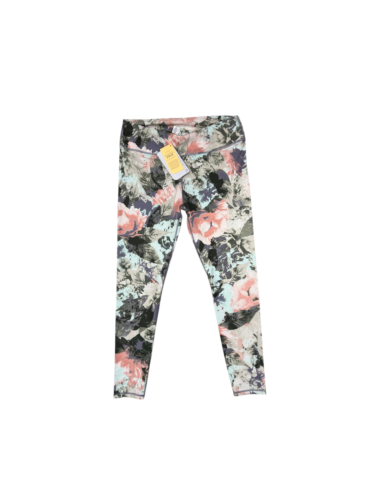 Athletic Leggings By Fabletics In Floral Print, Size: L