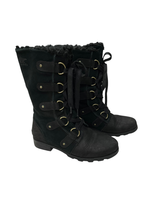 Boots Combat By Sorel In Black, Size: 8