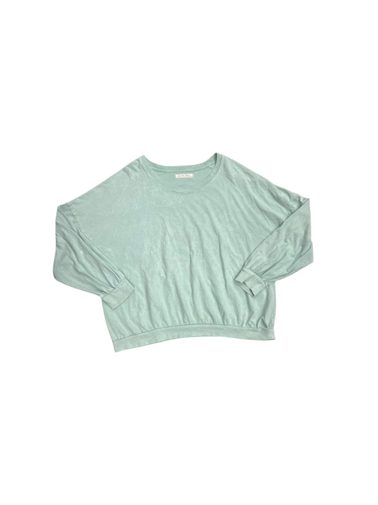 Top Long Sleeve By We The Free In Aqua, Size: Xl