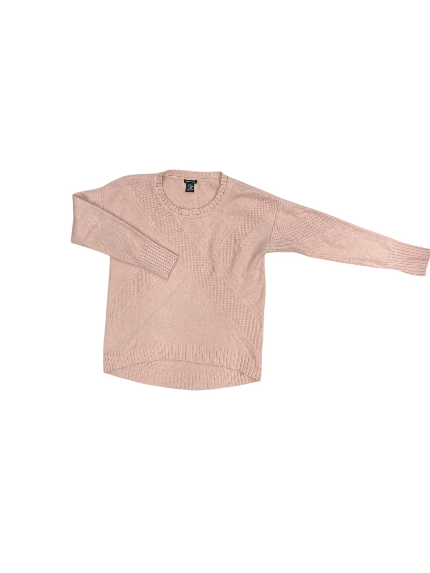 Sweater By Calvin Klein In Pink, Size: 1x