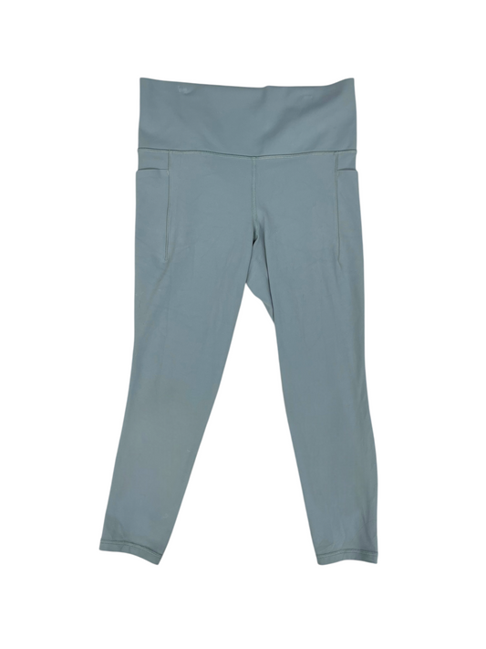 Athletic Capris By Athleta In Aqua, Size: M