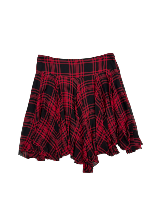 Skirt Mini & Short By Polo Ralph Lauren In Plaid Pattern, Size: 8