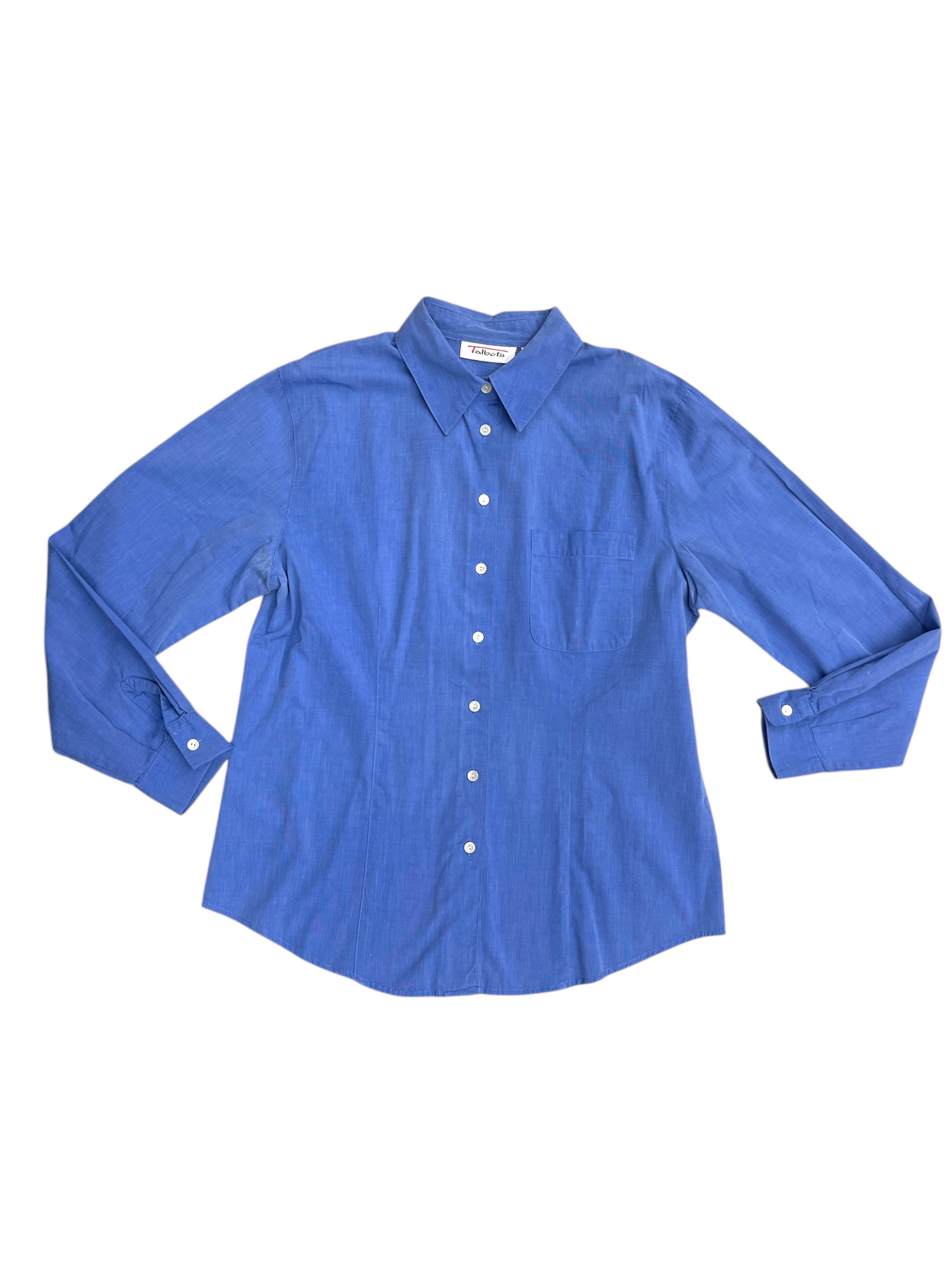 Top Long Sleeve By Talbots In Blue, Size: 12