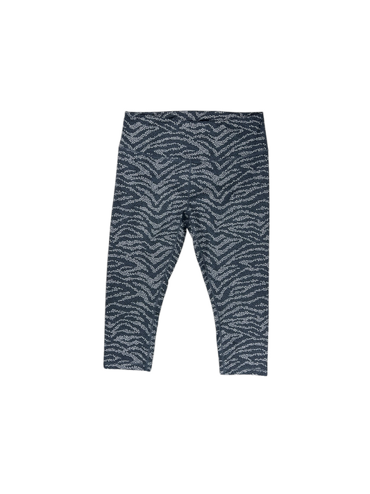 Athletic Capris By Zella In Blue & Grey, Size: Xl