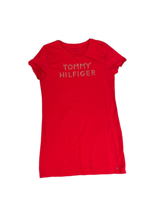 Red Dress Casual Short Tommy Hilfiger, Size L