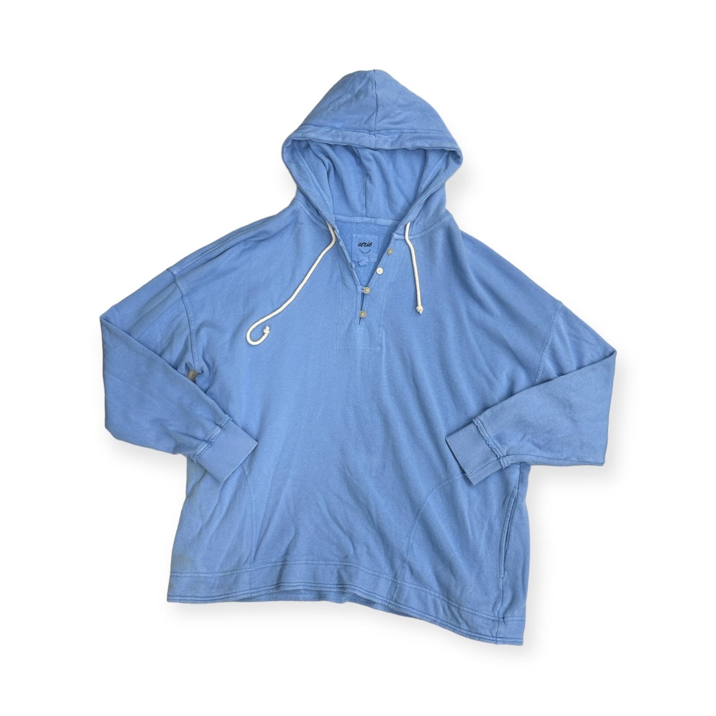 Sweatshirt Hoodie By Aerie In Blue, Size: S