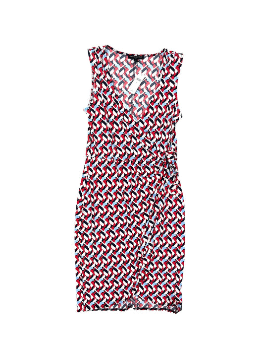 Blue & Red & White Dress Casual Short Banana Republic, Size S