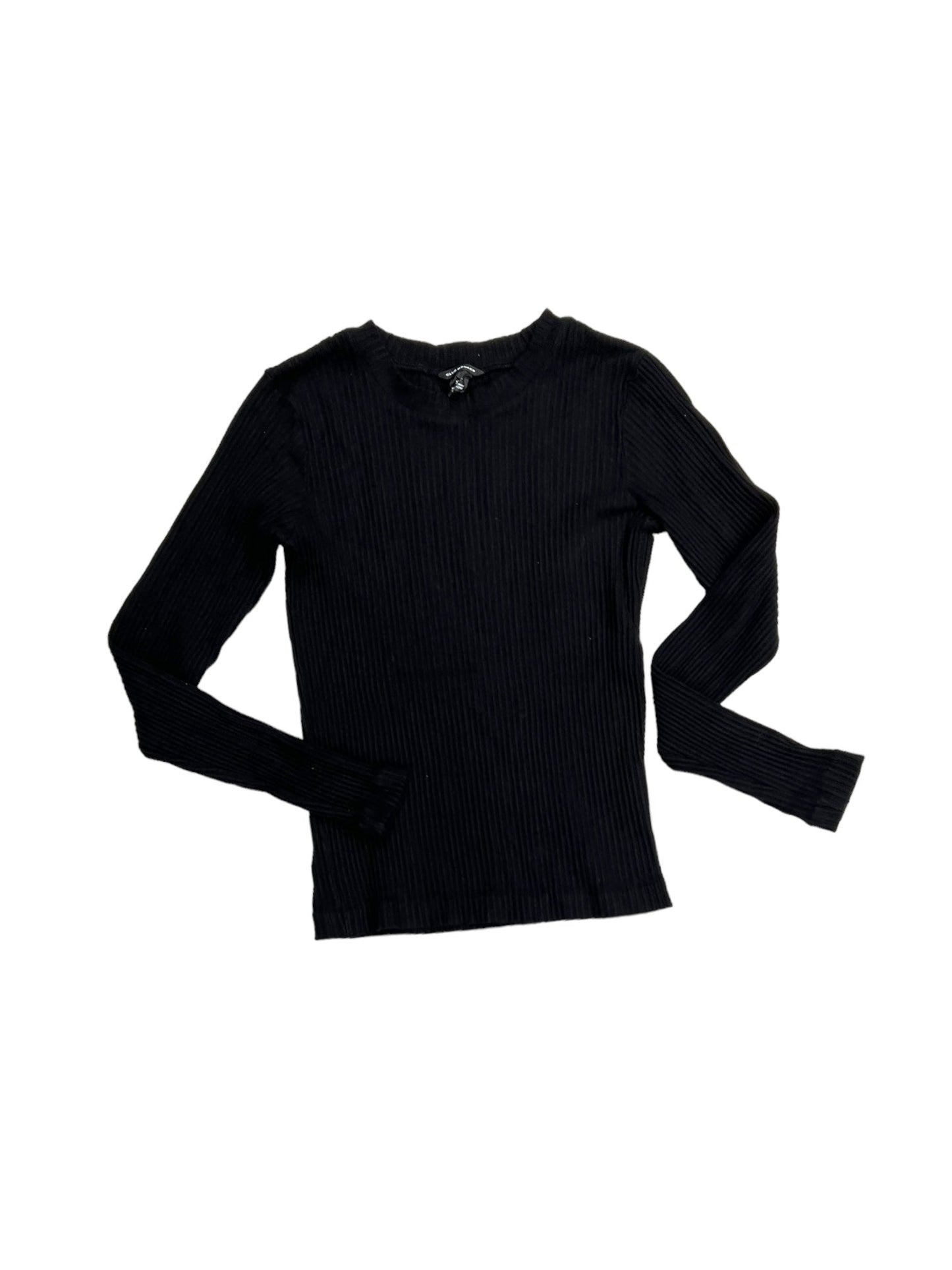 Black Top Long Sleeve Club Monaco, Size Xs