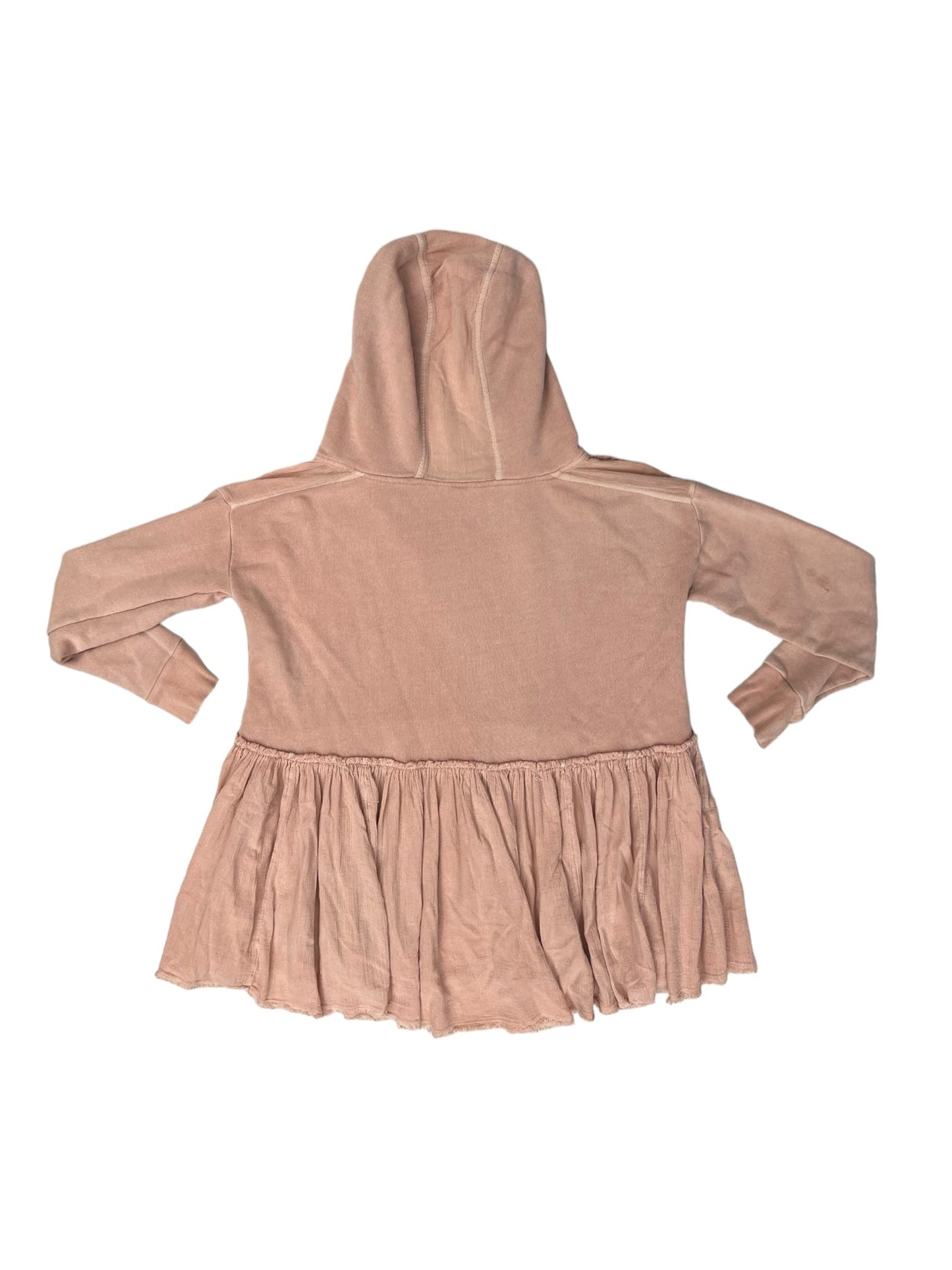 Pink Sweatshirt Hoodie Free People, Size M