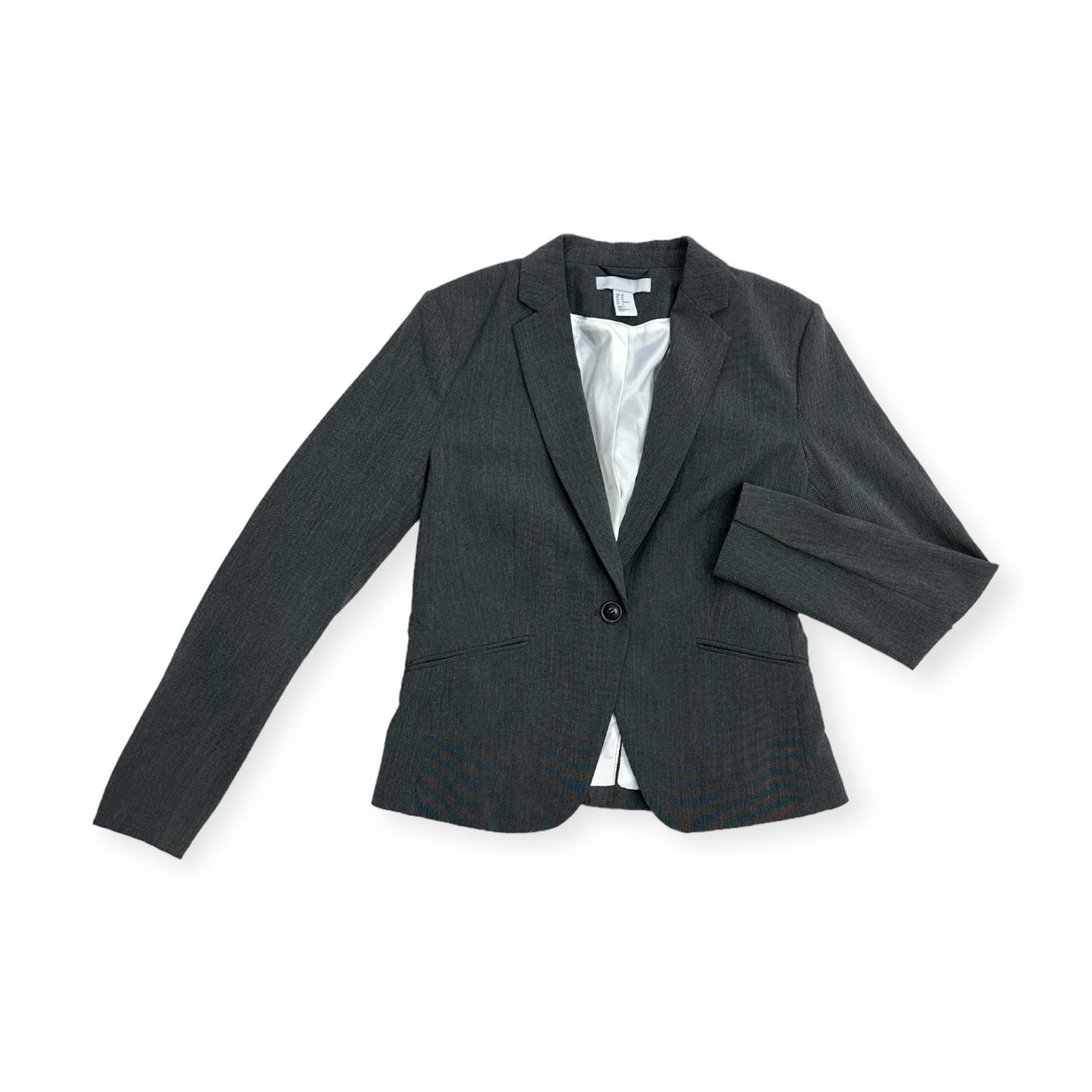 Blazer By H&m In Grey, Size: 10