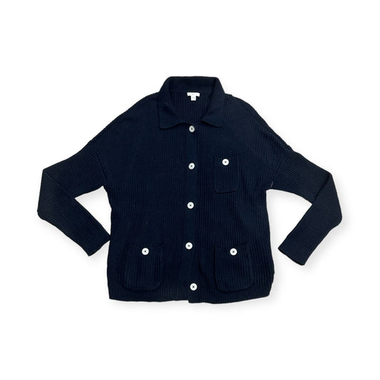 Cardigan By J. Jill In Navy, Size: L