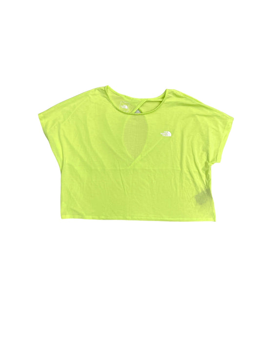 Athletic Top Short Sleeve By The North Face In Green, Size: Xl