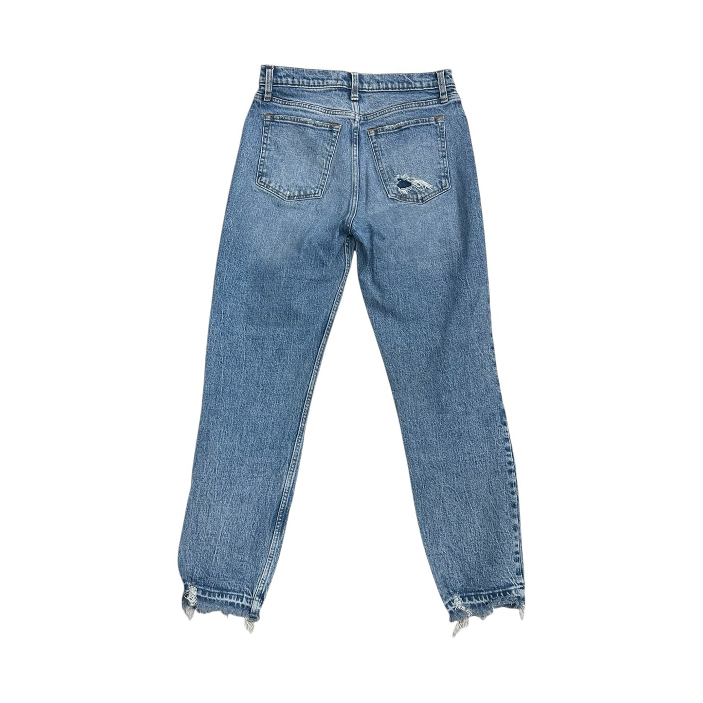 Jeans Boyfriend By Abercrombie And Fitch In Blue Denim, Size: 8